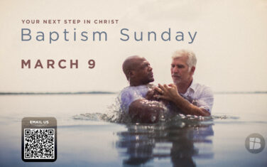 Baptism Sunday